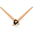 Tan Matte Acrylic Straight Taper Set 2G to 00G