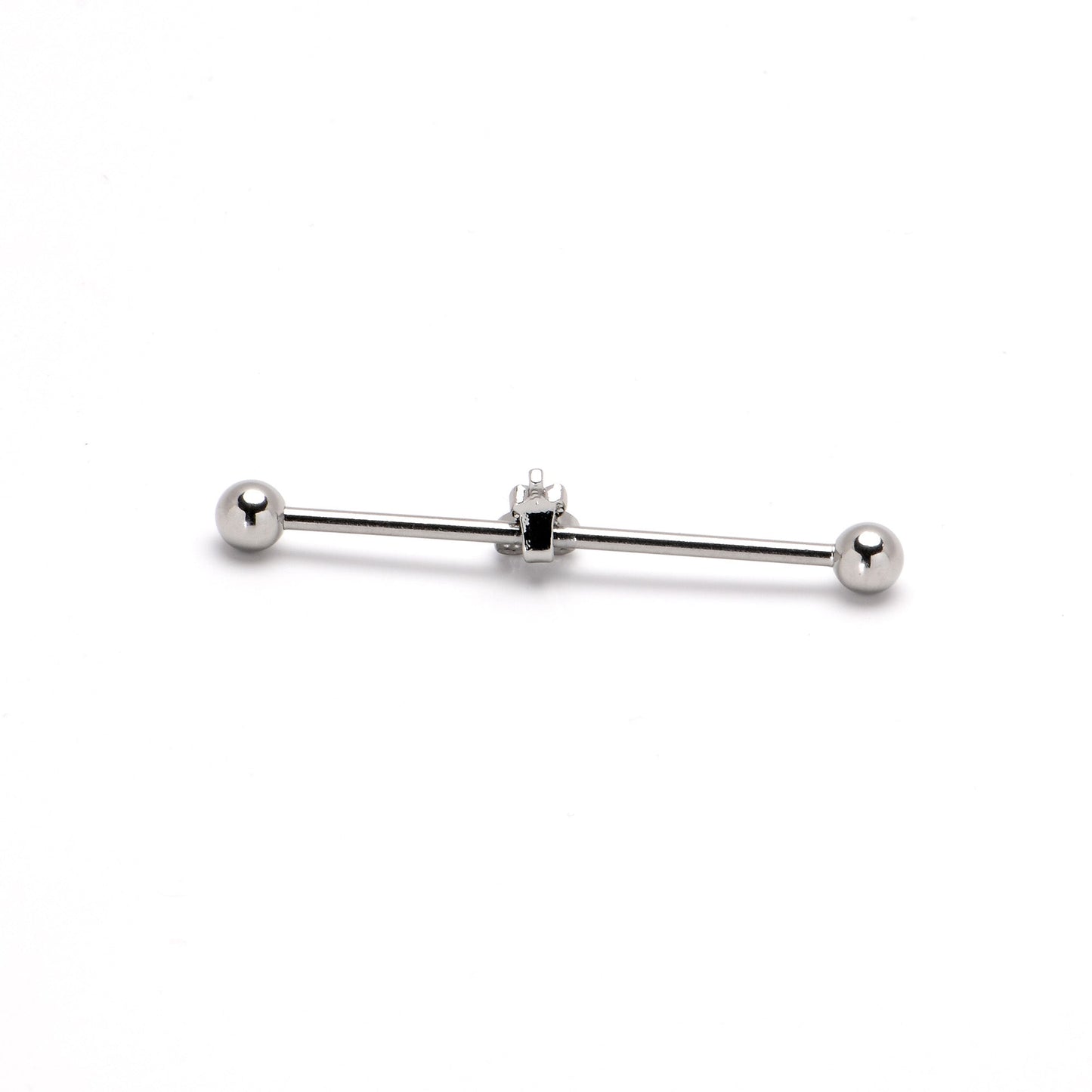 14G Sweet Happy Heart Lollipop Industrial Barbell 38mm