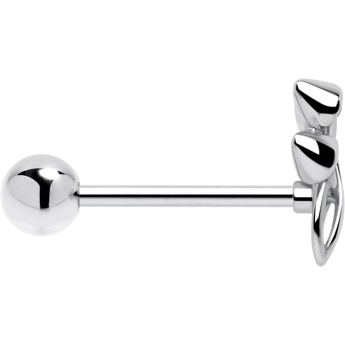 Trippy Mushroom Trio Barbell Tongue Ring