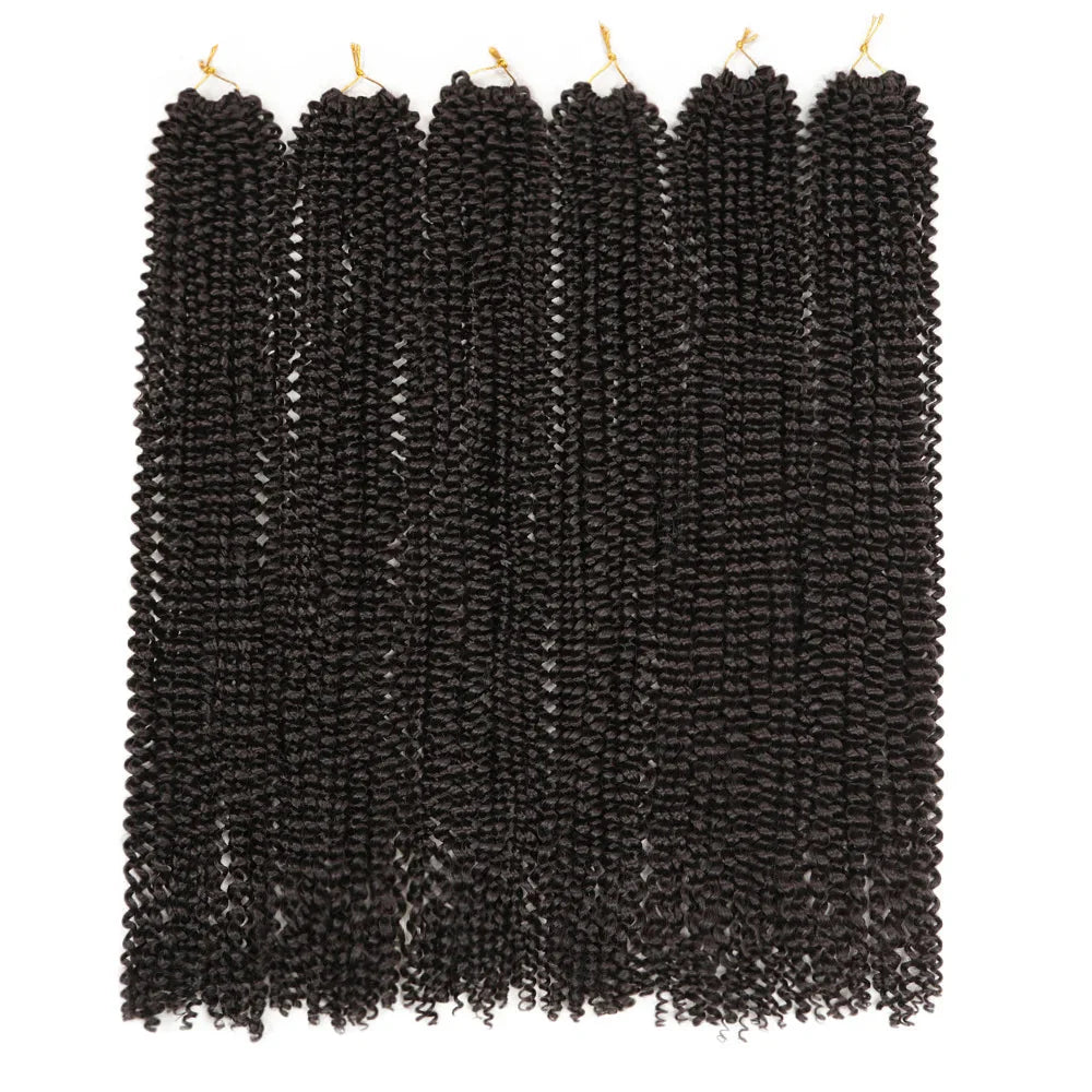 30" Passion Twist Crochet Hair - Ombre - Pre-Looped - 16 Strands/Pack - Synthetic
