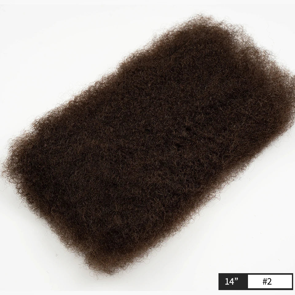 Afro Kinky Bulk Human Hair for Dreadlocks & Braiding | 100% Virgin Brazilian Remy Loc Extensions (50g)
