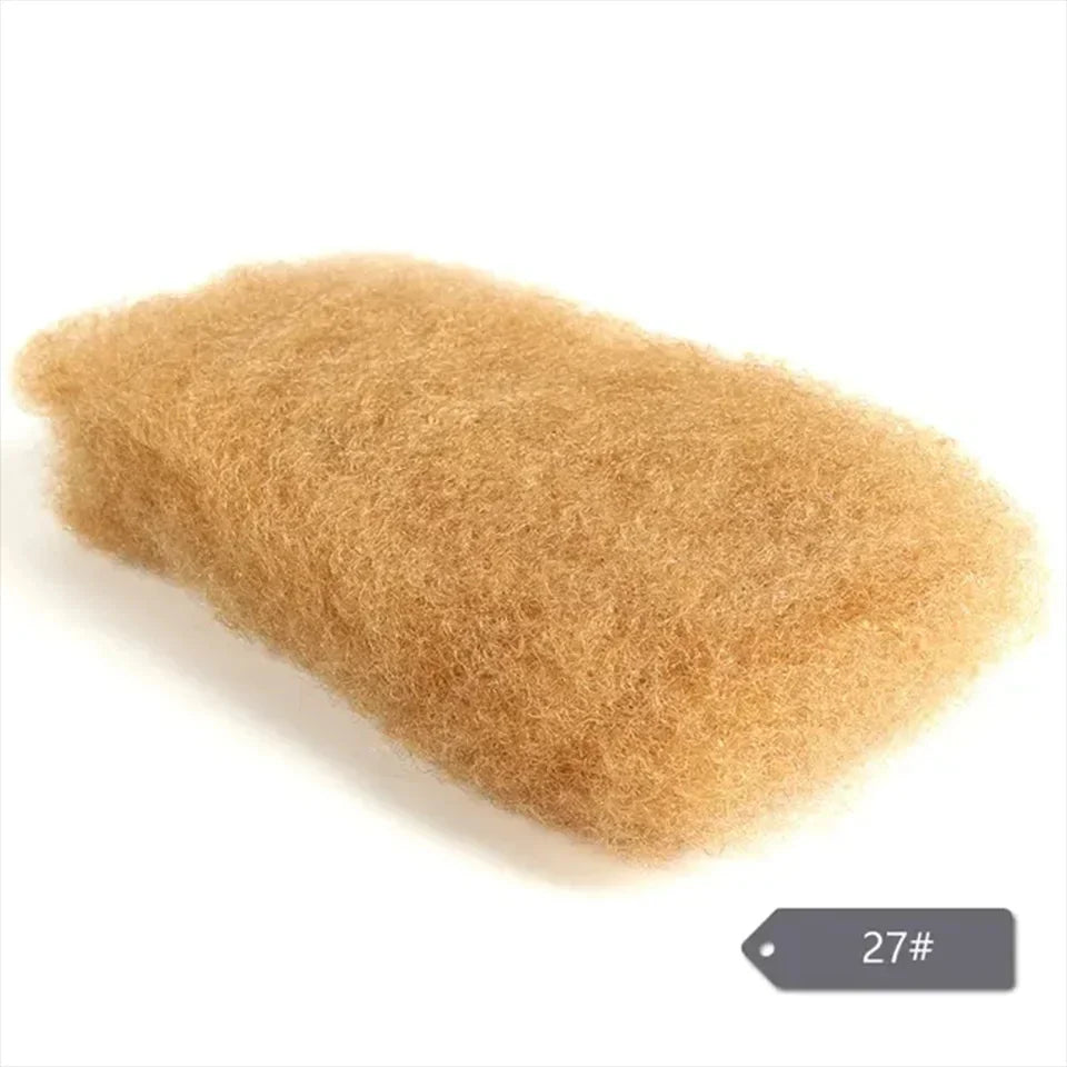16A Virgin Afro Kinky Bulk Human Hair | Soft, Lightweight, & Long-Lasting for Braiding & Locs (50g)