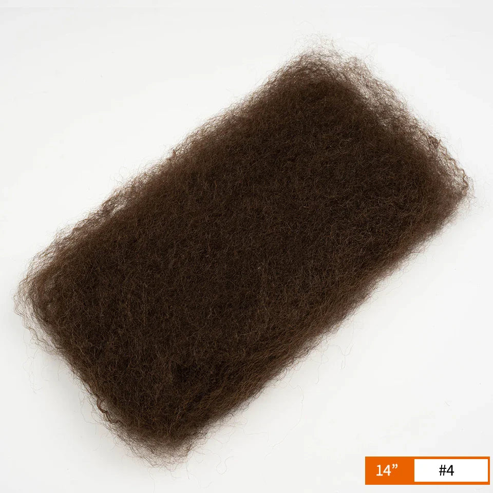 Afro Kinky Curly Bulk Human Hair | Brazilian Remy for Dreadlocks & Braids