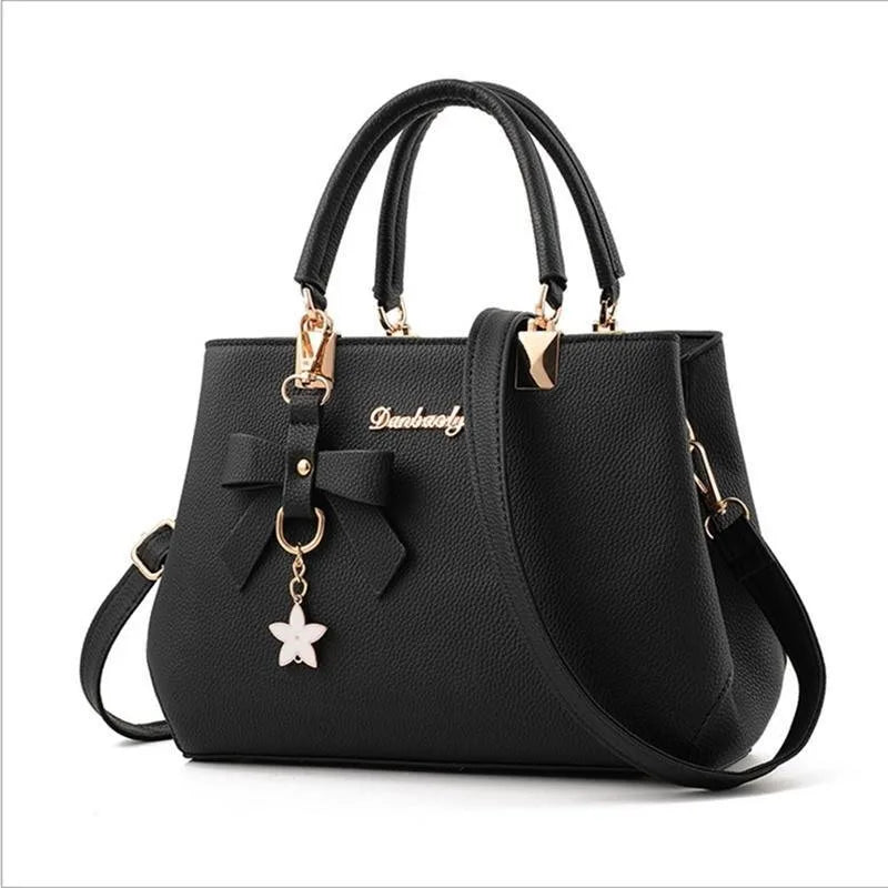 Women's Handbag Patchwork Shoulder Messenger Bag | Office Work PU Leather Female Bag & Ladies Luxury Elegant Handbag