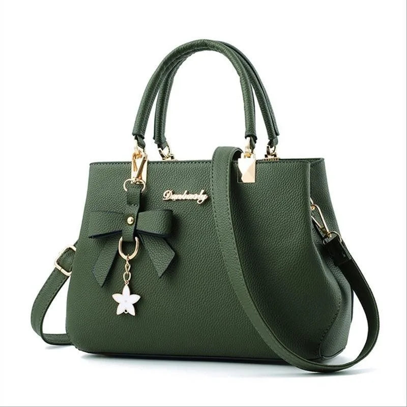 Women's Handbag Patchwork Shoulder Messenger Bag | Office Work PU Leather Female Bag & Ladies Luxury Elegant Handbag