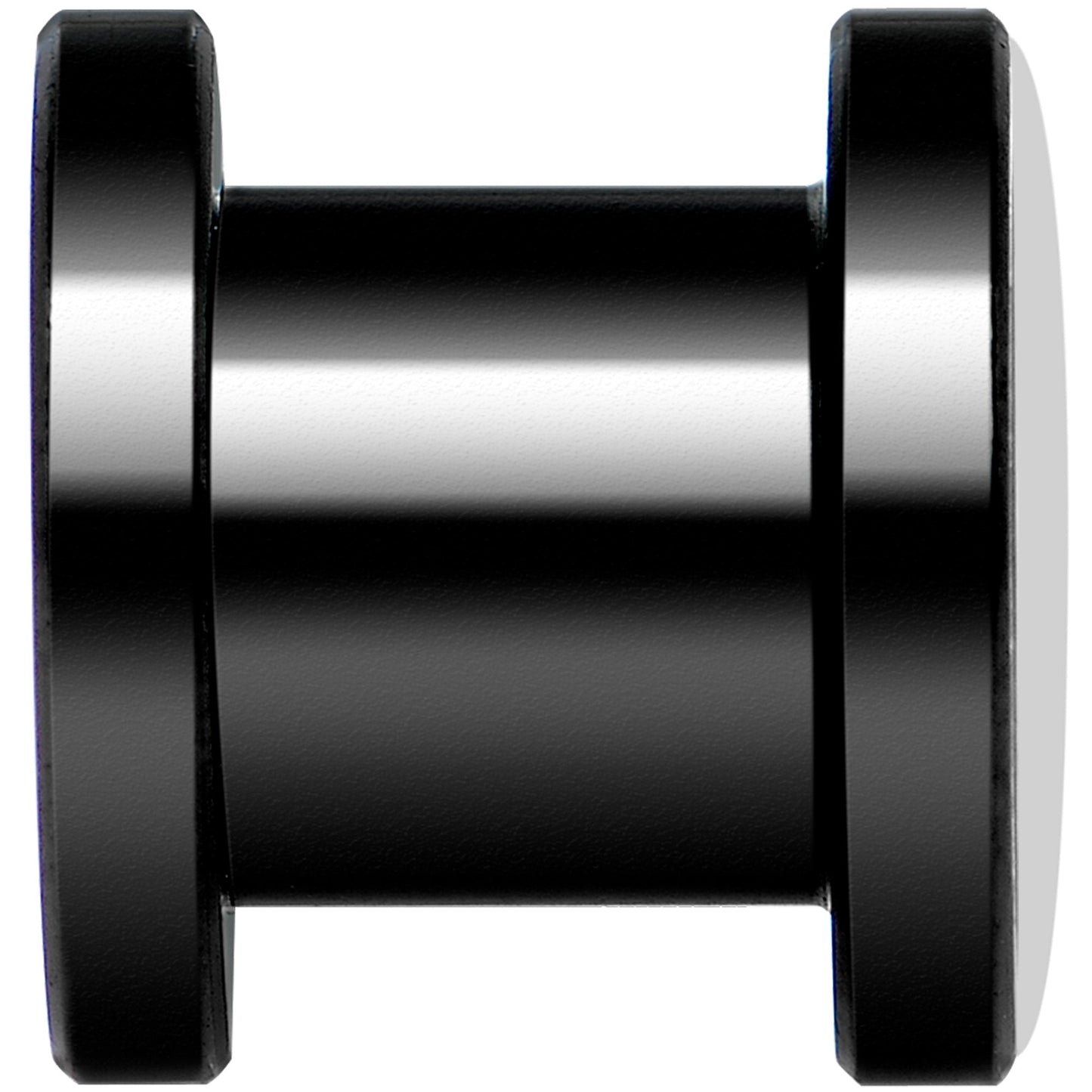 Blue American Flag Black Anodized Screw Fit Plug Set 0G