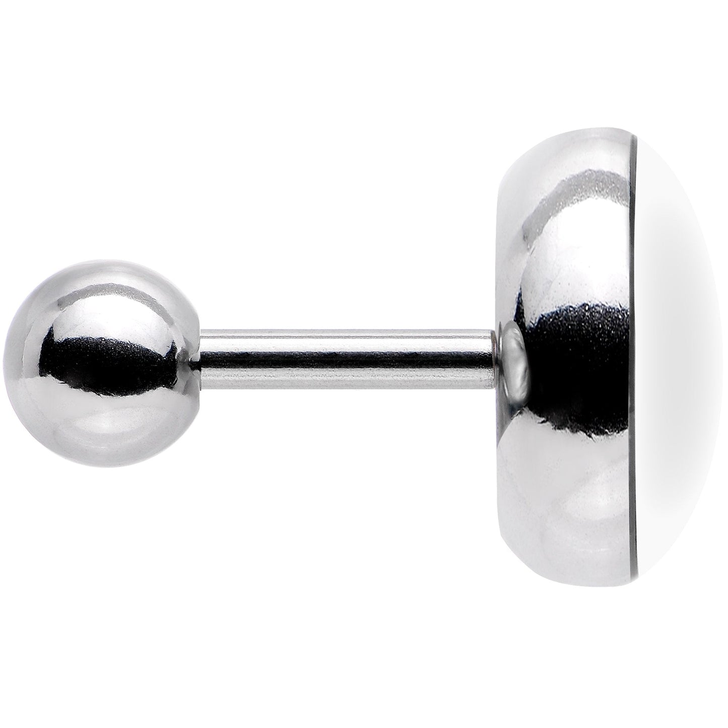 16G 1/4 Pink Black Radiant Cross Tragus Cartilage Earring